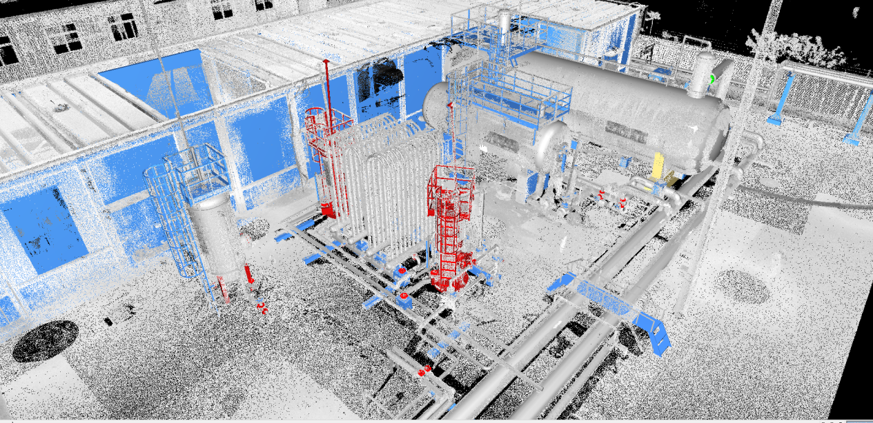 石油化工站場三維掃描建模解決方案