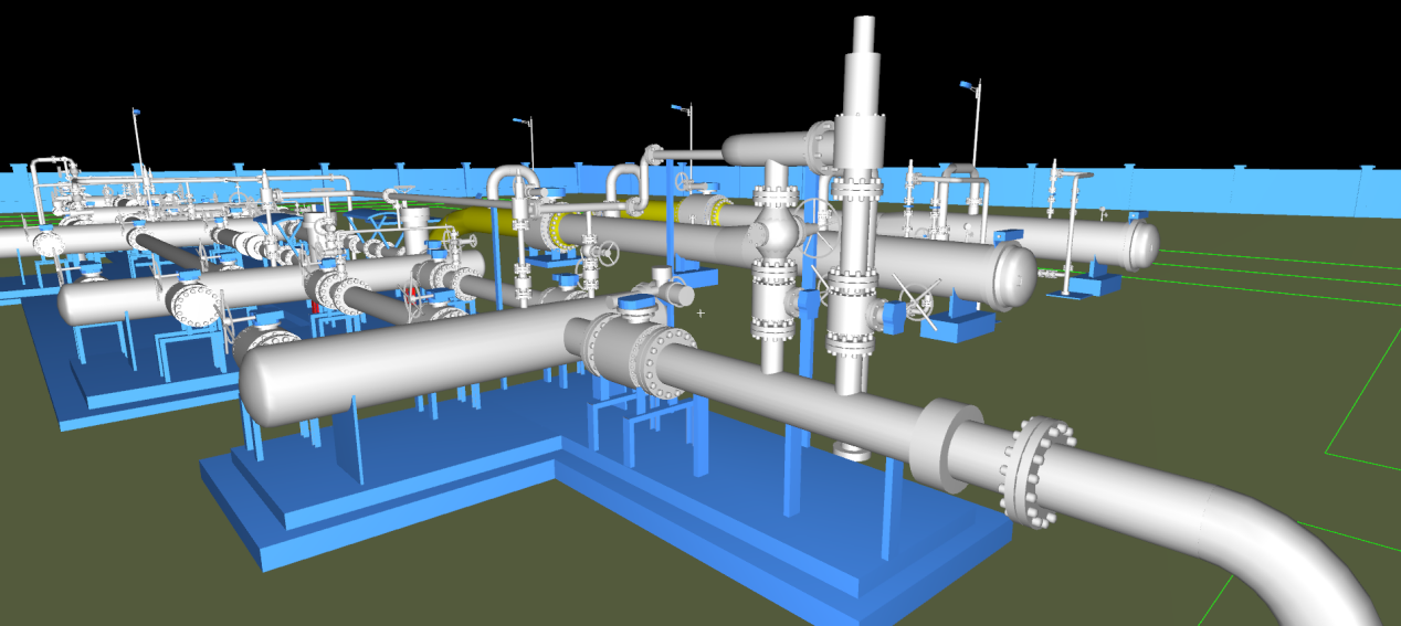 燃?xì)庹救S掃描建模解決方案